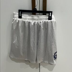 Men's White Athletic Shorts